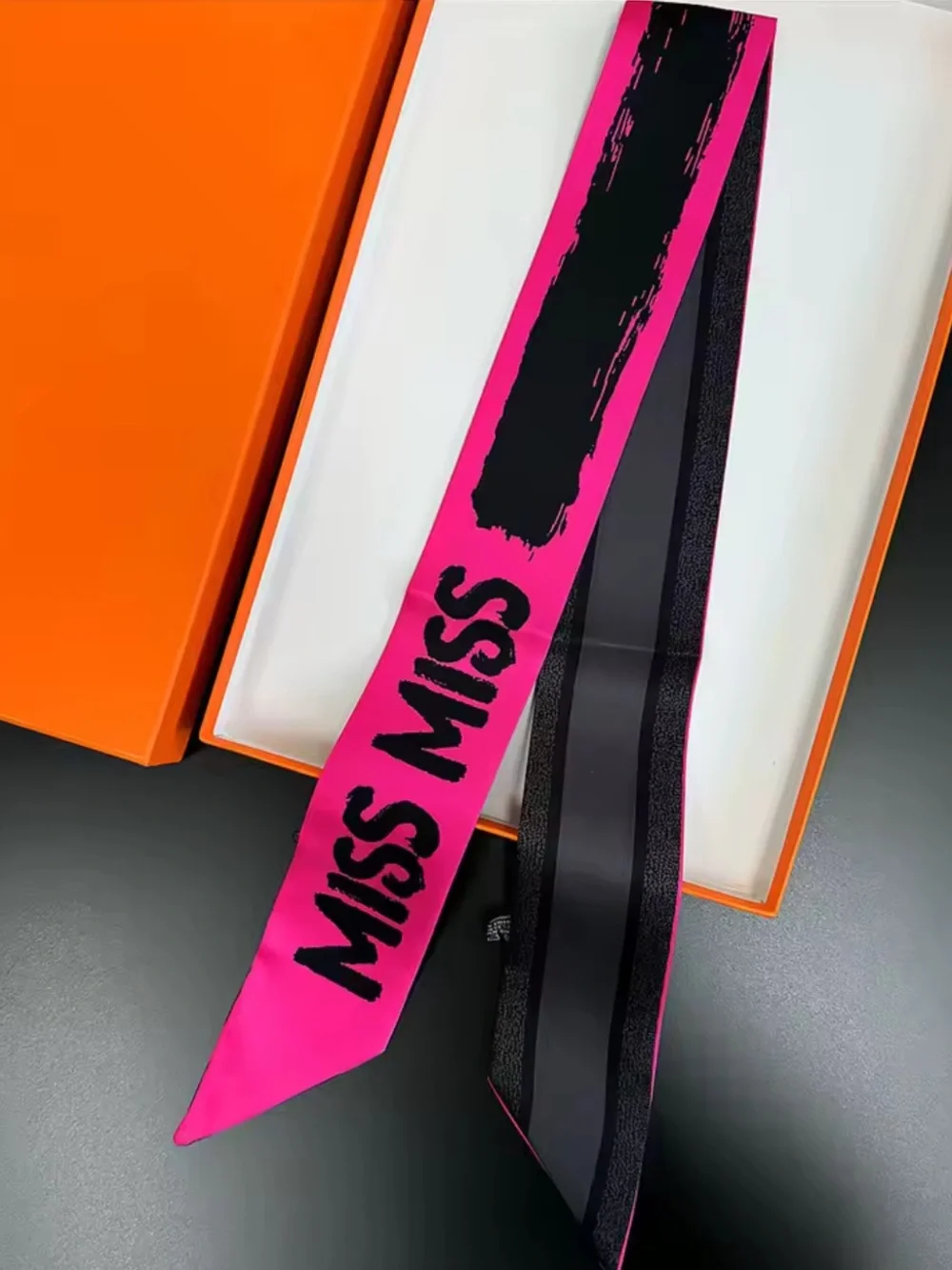 Pink Twilly Scarf for women hair